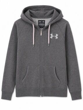 Women’s med. Under Armour Charcoal Gray Full Zip Hoodie
